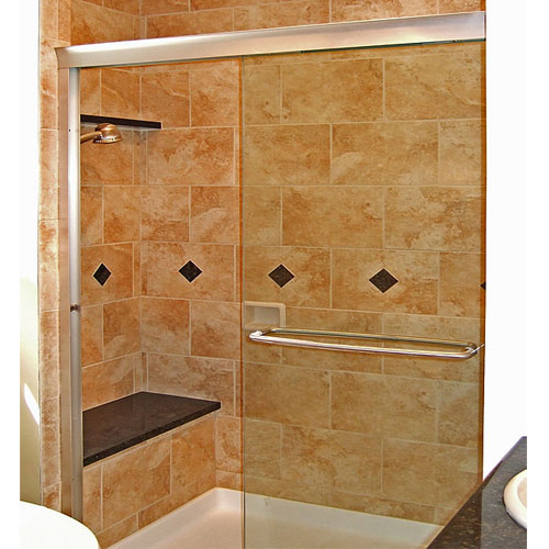 Marble tub surround