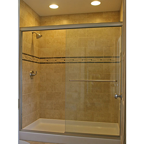 Marble tub surround