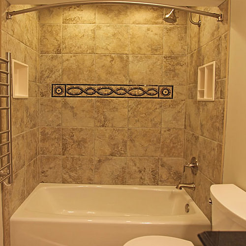 Marble tub surround