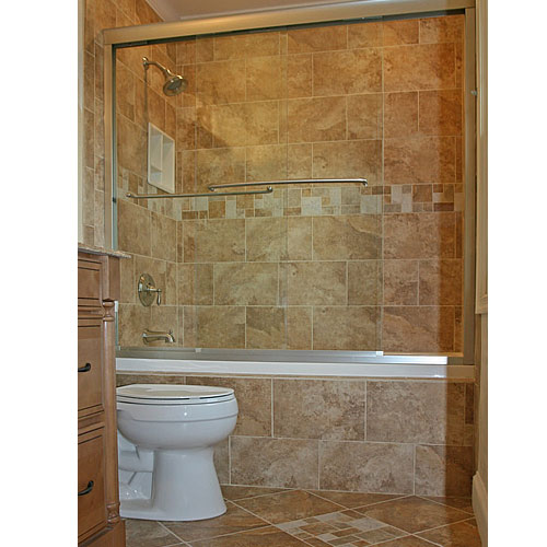 Marble tub surround